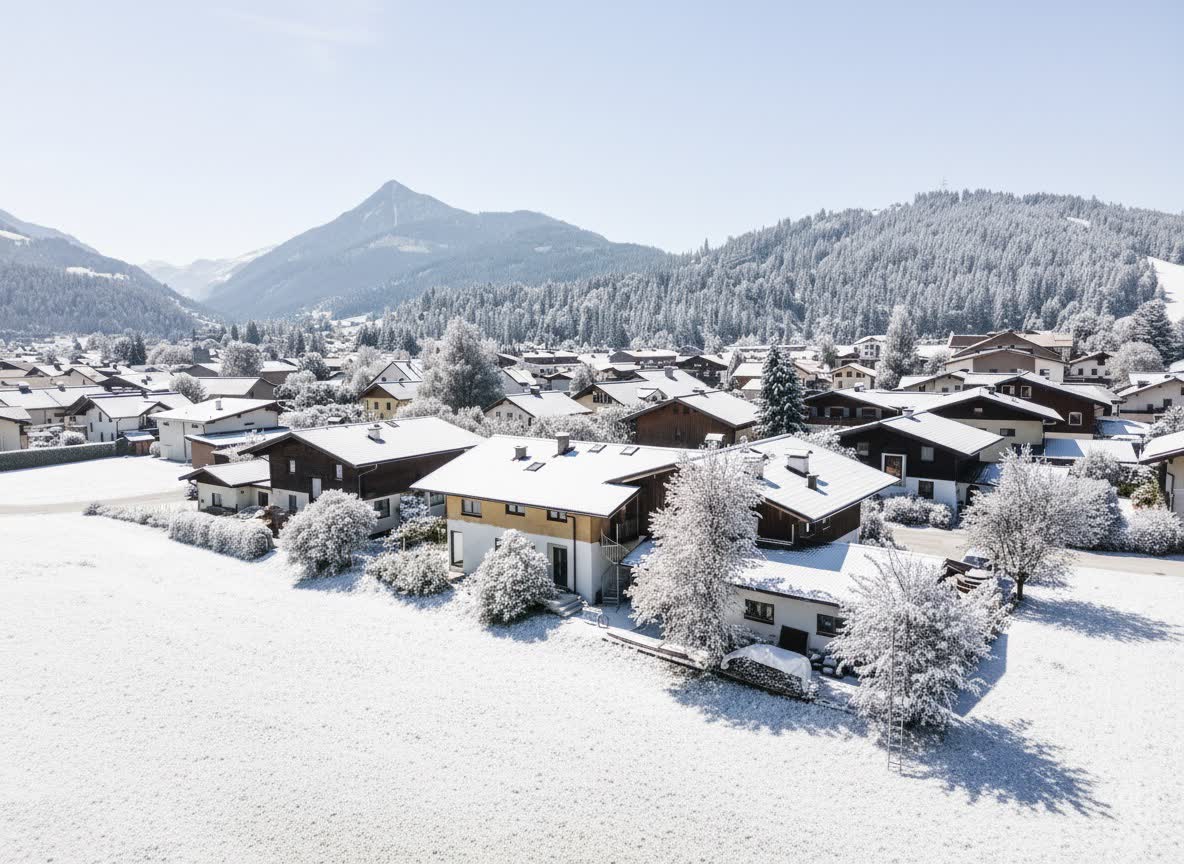 Das verschneite Haus in Altenmarkt